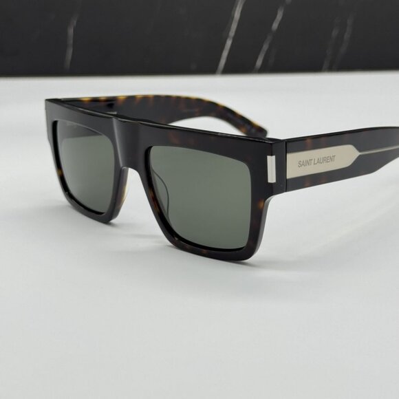 NEW SAINT LAURENT SUNGLASSES SL628 003  HAVANA SQUARE EYEWEAR SAINT LAURENT - Picture 4 of 10